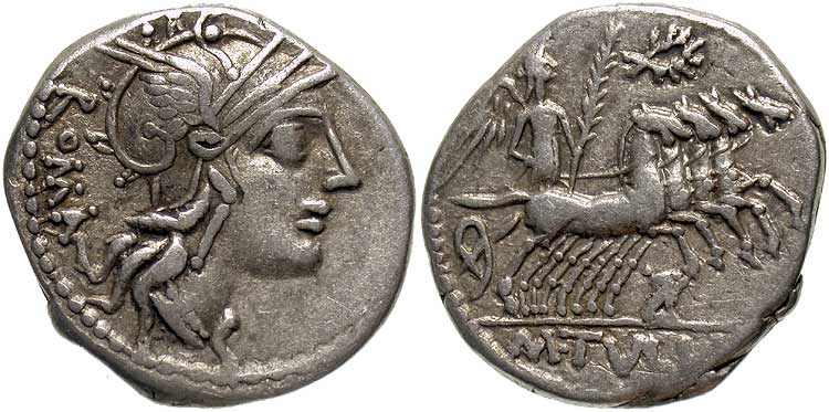 tullia roman coin denarius